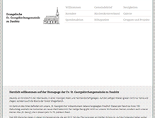 Tablet Screenshot of kirche-daubitz.de